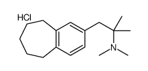 dimethyl-[2-methyl-1-(6,7,8,9-tetrahydro-5H-benzo[7]annulen-3-yl)propan-2-yl]azanium,chloride结构式