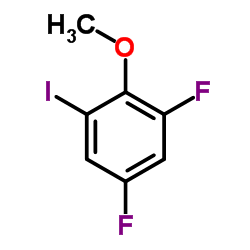 1,5-Difluoro-3-iodo-2-methoxybenzene Structure