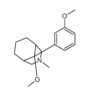 9-methoxy-9-(3-methoxyphenyl)-3-methyl-3-azabicyclo[3.3.1]nonane Structure