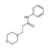 3-morpholino-propionic acid anilide Structure