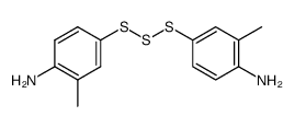bis-(4-amino-3-methyl-phenyl)-trisulfide Structure