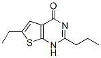 Thieno[2,3-d]pyrimidin-4(1H)-one, 6-ethyl-2-propyl- (9CI)结构式