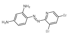 4-(3,5-dibromo-2-pyridylazo)-1,3-phenylenediamine Structure