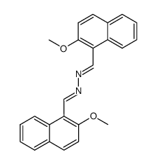bis-(2-methoxy-[1]naphthylmethylene)-hydrazine结构式