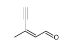 3-methylpent-2-en-4-ynal Structure
