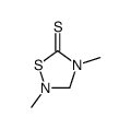 1,2,4-Thiadiazolidine-5-thione,2,4-dimethyl-(9CI) structure