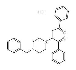 2-(4-benzylpiperazin-1-yl)-1,4-diphenyl-butane-1,4-dione结构式