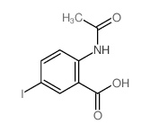 2-acetamido-5-iodo-benzoic acid结构式