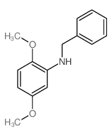 Benzenemethanamine,N-(2,5-dimethoxyphenyl)-结构式