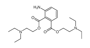 bis[2-(diethylamino)ethyl] 3-aminobenzene-1,2-dicarboxylate结构式