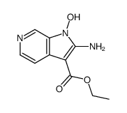 ethyl 2-amino-1-hydroxy-6-azaindole-3-carboxylate Structure