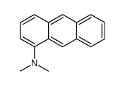 N,N-dimethylanthracen-1-amine Structure