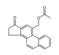 (17-oxo-15,16-dihydrocyclopenta[a]phenanthren-11-yl)methyl acetate Structure