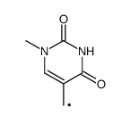 1-methylthymine radical结构式