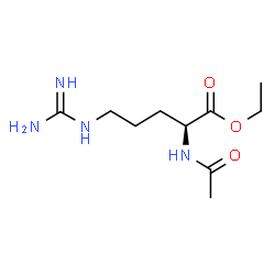 Ethyl N2-acetyl-L-argininate结构式