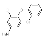 3-Chloro-4-(2-chlorophenoxy)aniline Structure