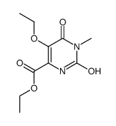 ethyl 5-ethoxy-2-hydroxy-1-methyl-6-oxo-1,6-dihydropyrimidine-4-carboxylate结构式