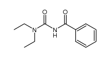 N-benzoyl-N',N'-diethylurea Structure