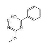 methyl N-benzoyl-N'-chlorocarbamimidate Structure