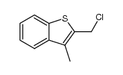 2-chloromethyl-3-methylbenzothiophene Structure