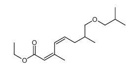 ethyl 3,7-dimethyl-8-(2-methylpropoxy)octa-2,4-dienoate Structure