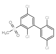 3-Methylsulfonyl-2,2',5,5'-tetrachlorobiphenyl Structure