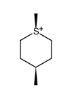cis-1.4-Dimethylthianium Structure