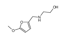 2-[(5-methoxyfuran-2-yl)methylamino]ethanol Structure
