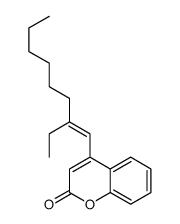 4-(2-ethyloct-1-enyl)chromen-2-one Structure