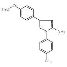 3-(4-methoxyphenyl)-1-(4-methylphenyl)-1h-pyrazol-5-amine structure