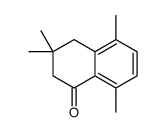 3,3,5,8-tetramethyl-2,4-dihydronaphthalen-1-one Structure