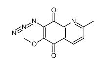 7-azido-6-methoxy-2-methylquinoline-5,8-dione结构式