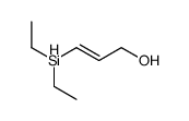 3-diethylsilylprop-2-en-1-ol结构式