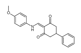 2-[(4-Methoxy-phenylamino)-methylene]-5-phenyl-cyclohexane-1,3-dione Structure