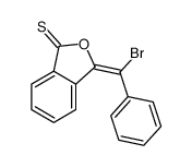 3-[bromo(phenyl)methylidene]-2-benzofuran-1-thione结构式