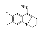 6-methoxy-7-methyl-1H-pyrrolo[1,2-a]indole-4-carbonitrile Structure