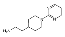 2-[1-(pyrimidin-2-yl)-piperidin-4-yl]ethylamine Structure