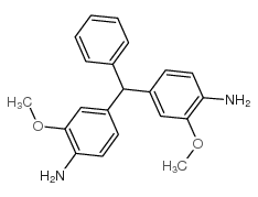 4,4'-diamino-3,3'-dimethoxytriphenylmethane structure
