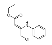 ethyl 3-anilino-4-chlorobut-2-enoate Structure