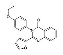 3-(4-ethoxyphenyl)-2-(furan-2-yl)quinazolin-4-one结构式