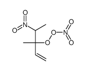 (3-methyl-4-nitropent-1-en-3-yl)oxy nitrate Structure