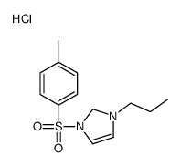 1-(4-methylphenyl)sulfonyl-3-propyl-1,2-dihydroimidazol-1-ium,chloride Structure