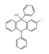 9-Acridinol,2-chloro-9,10-dihydro-9,10-diphenyl- structure