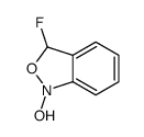 2,1-Benzisoxazole, 3-fluoro-1,3-dihydro-1-hydroxy- (9CI) structure