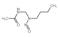 Acetamide,N-[(butylnitrosoamino)methyl]-结构式