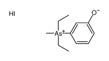 diethyl-(3-hydroxyphenyl)-methylarsanium,iodide Structure
