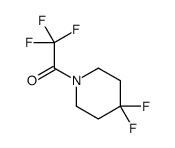 Piperidine, 4,4-difluoro-1-(trifluoroacetyl)- (9CI)结构式