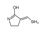 3-(silylmethylidene)pyrrolidin-2-one结构式