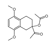 1,4-dimethoxy-6-acetoxy-6-acetyl-5,8-dihydro-(7H)naphthalene Structure
