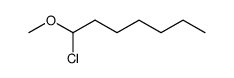 1-chloro-1-methoxy-heptane Structure